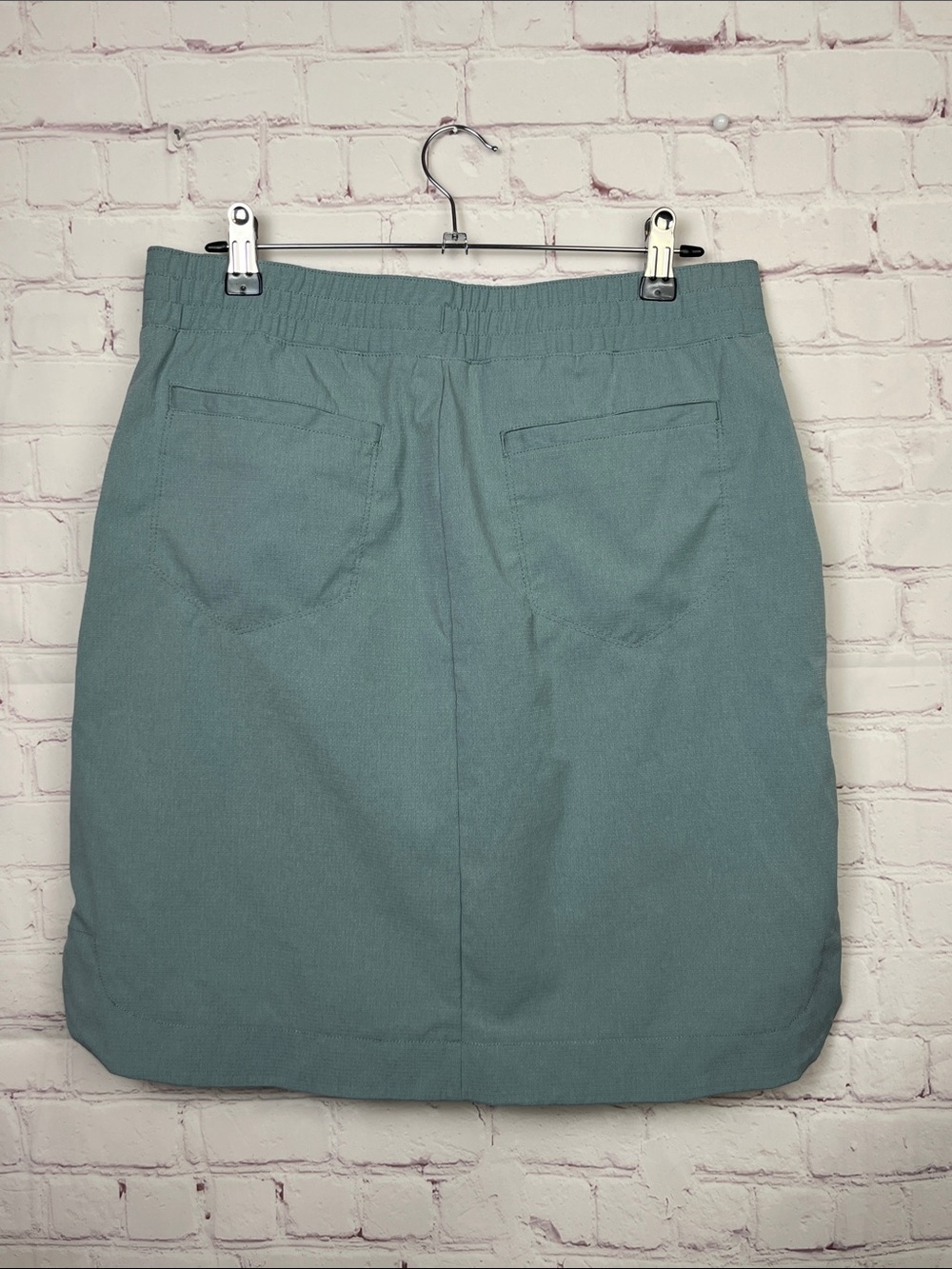 Duluth Trading Co Light Teal Stretch Skort - Picture 6 of 11